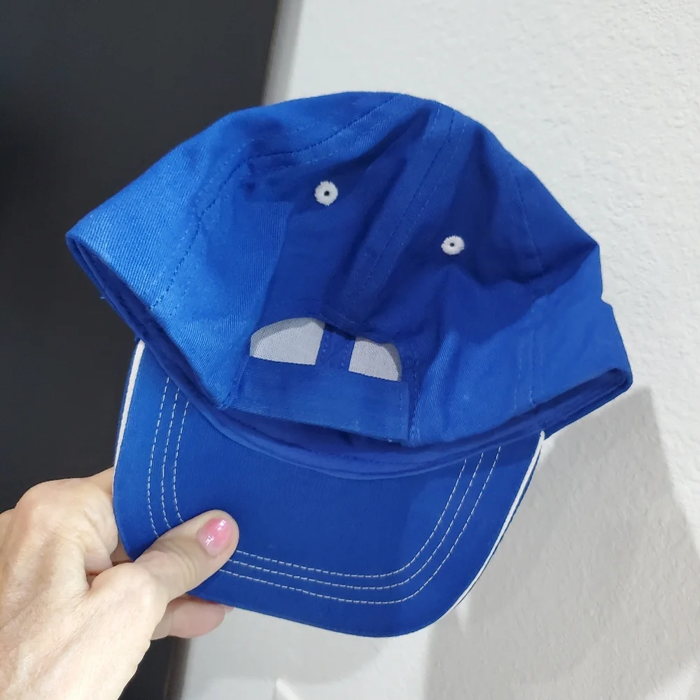 Disney Mickey Mouse Peek A Boo Ears Adjustable Hat Cap One Size Boys Girls Blue